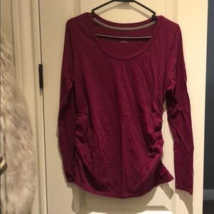 Long sleeve maternity top